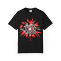 Graphic T-Shirt — "F Love" Bold Red Explosion Tee