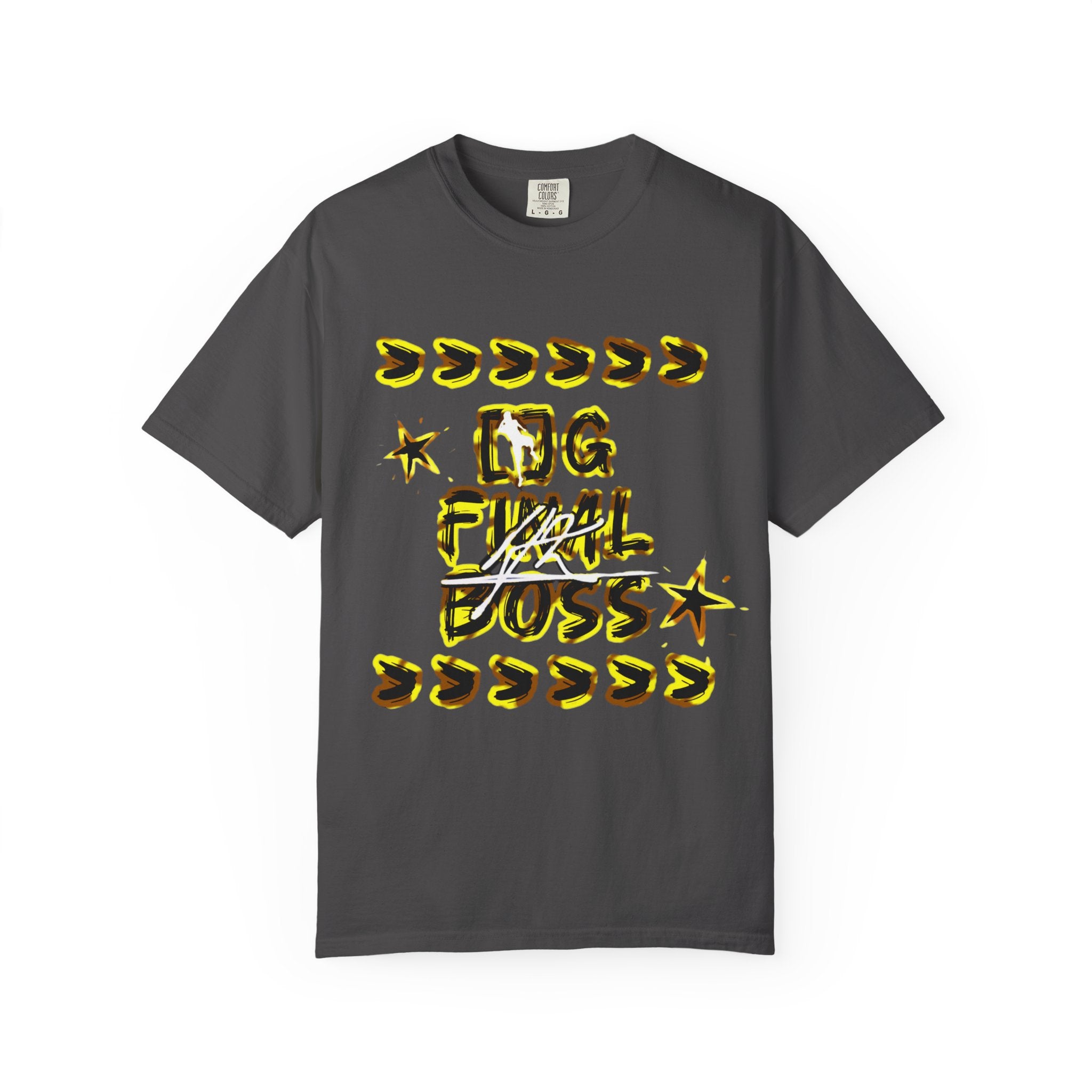 OG Final Boss Graphic star designed T-shirt - Streetwear