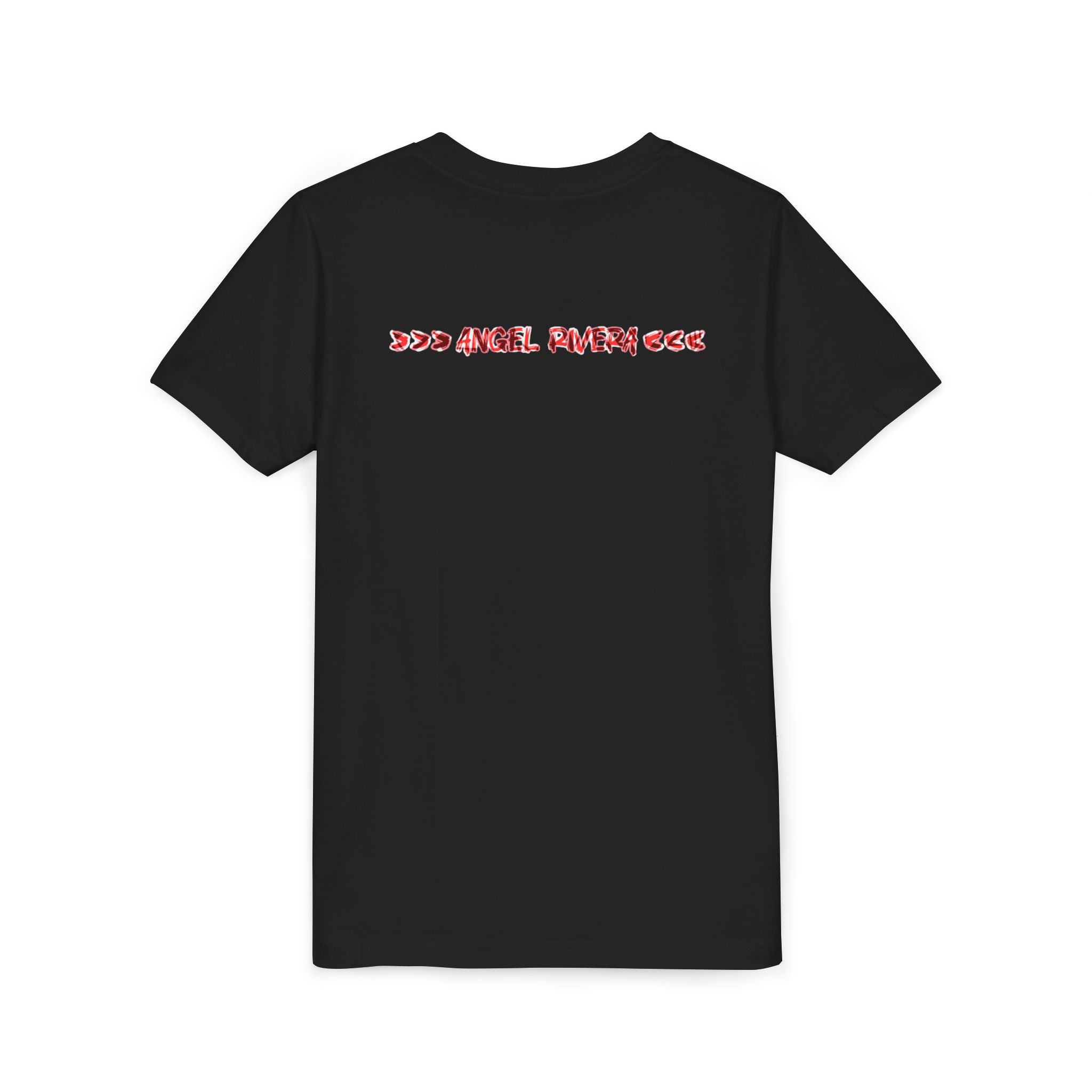 Youth Tee — “The Original Boss” Red Grunge Graphic (Angel Power)