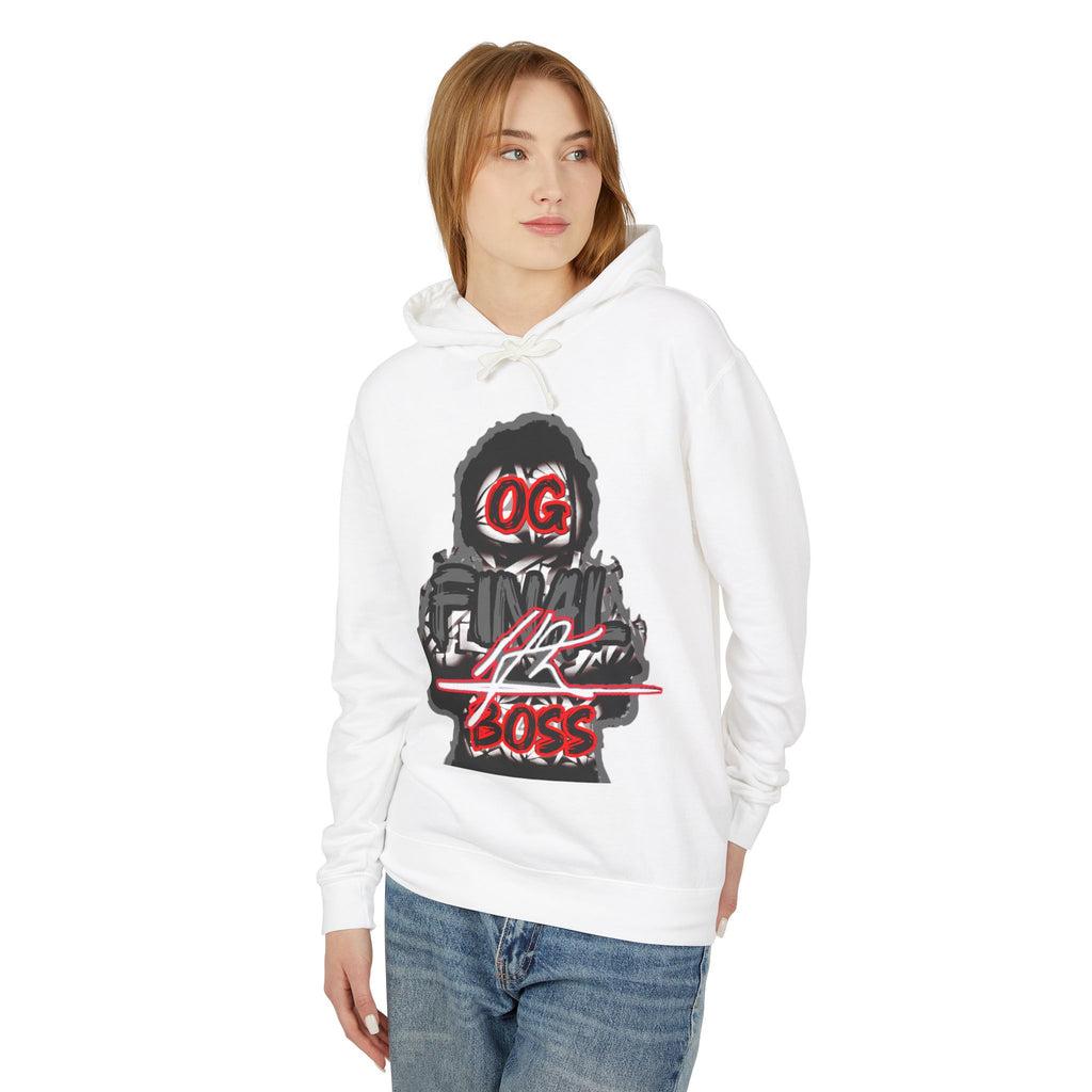 OG Final Boss Hoodie — Platinum graphic Pullover