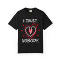 Broken Heart Graphic T-Shirt — Lightning Bolt Punk Tee