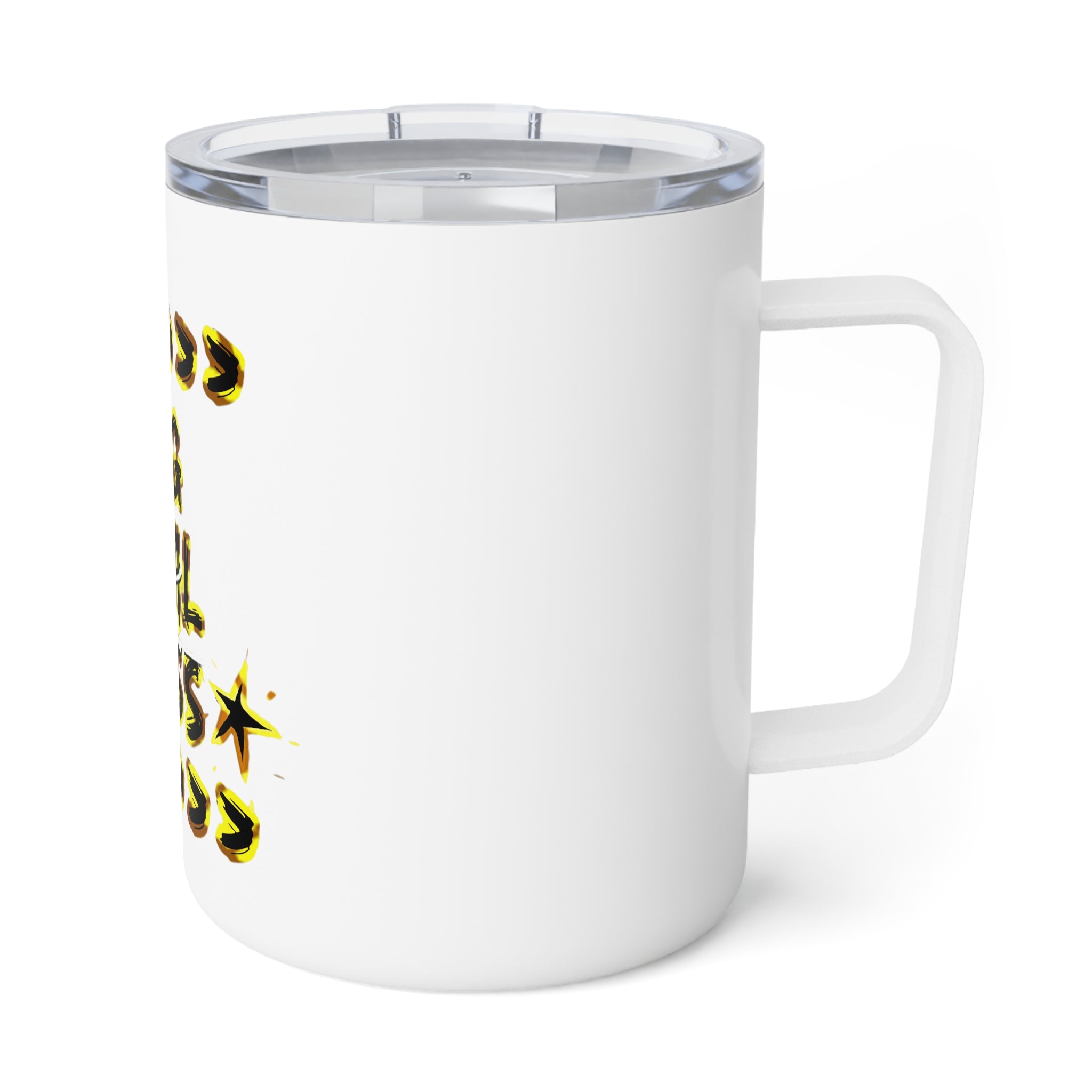 Insulated Coffee Mug — "OG Final Boss” Retro Star Gaming 10oz Travel Mug