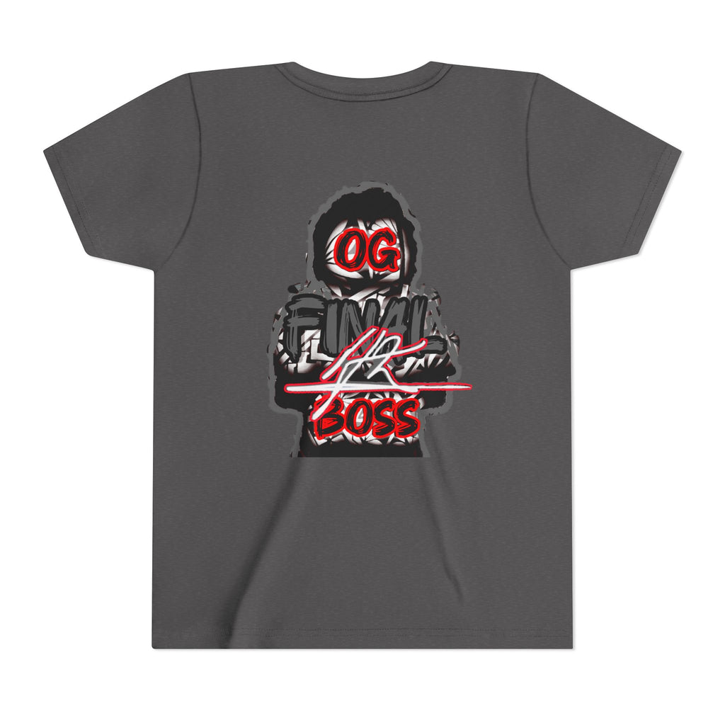 Youth Tee — "OG Final Boss" - Platinum - Graphic Shirt