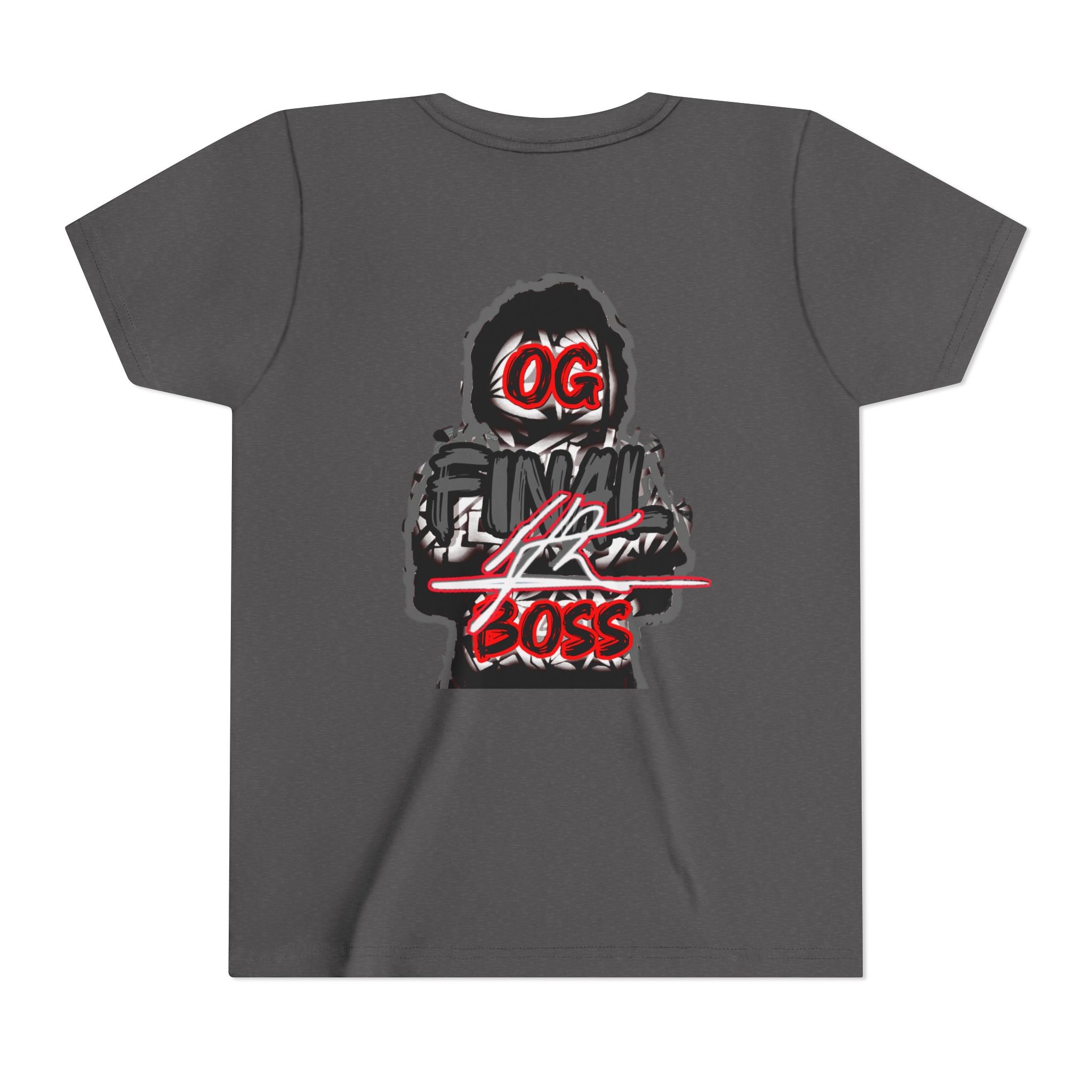 Youth Tee — "OG Final Boss" - Platinum - Graphic Shirt