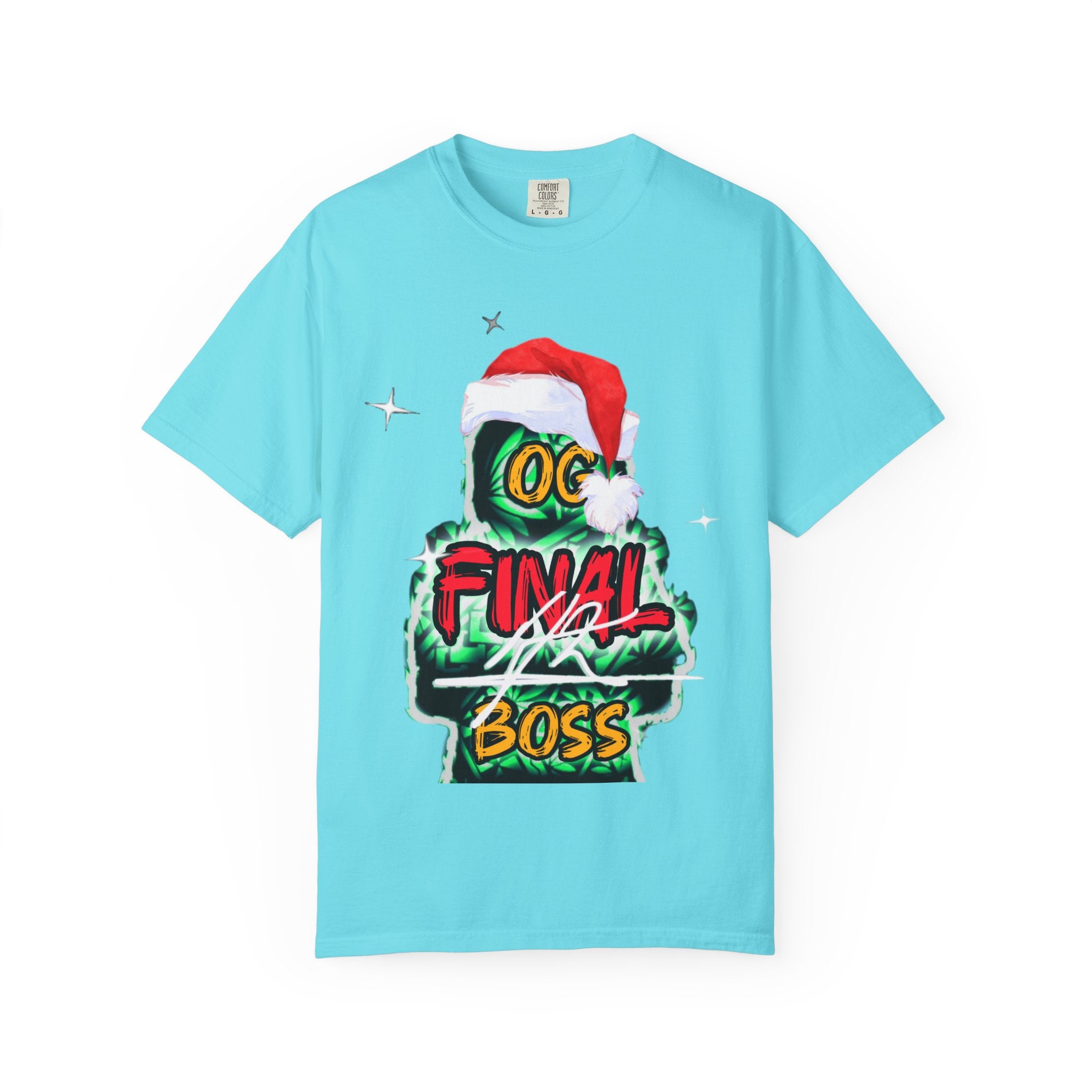 OG final Boss - XMAS Edition - Unisex Garment-Dyed T-shirt