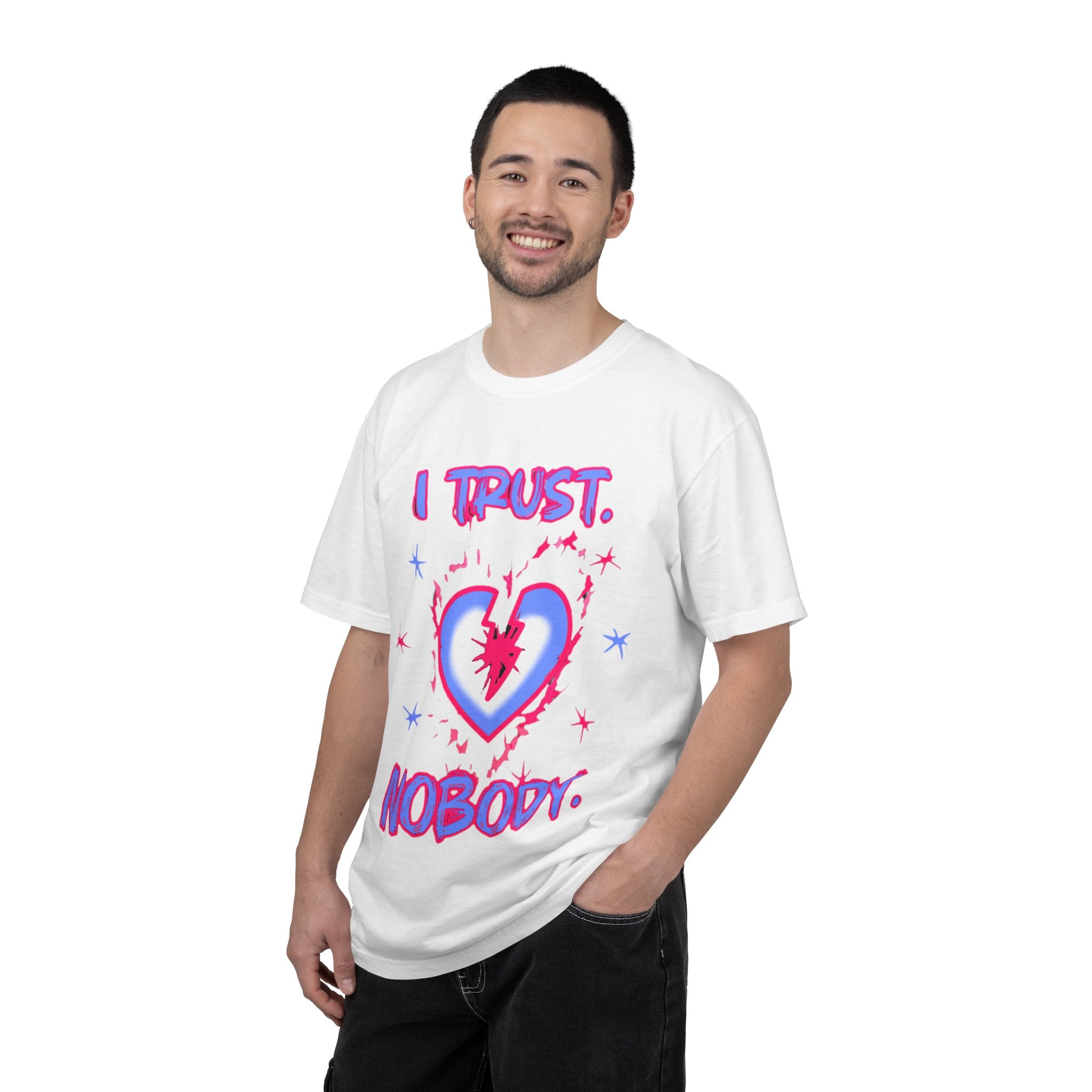 I Trust Nobody Heart Graphic T-Shirt