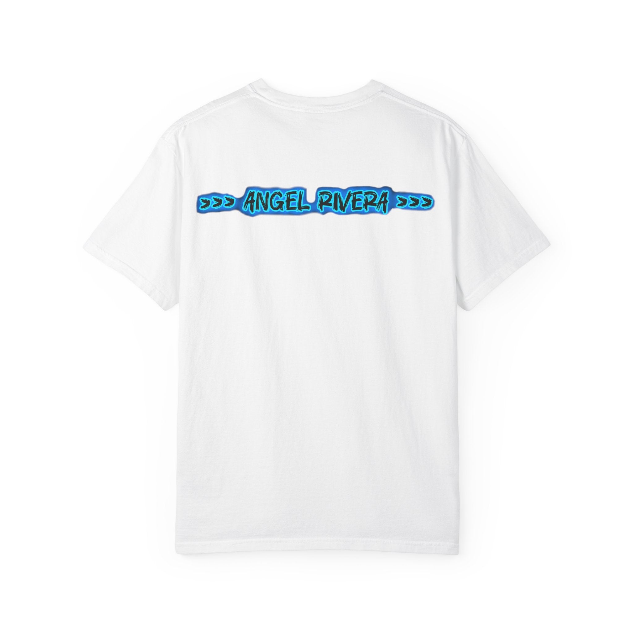 Unspoken Rizz Graphic T‑Shirt — 'Unspoken' Heart Front & 'Angel Rivera' Back