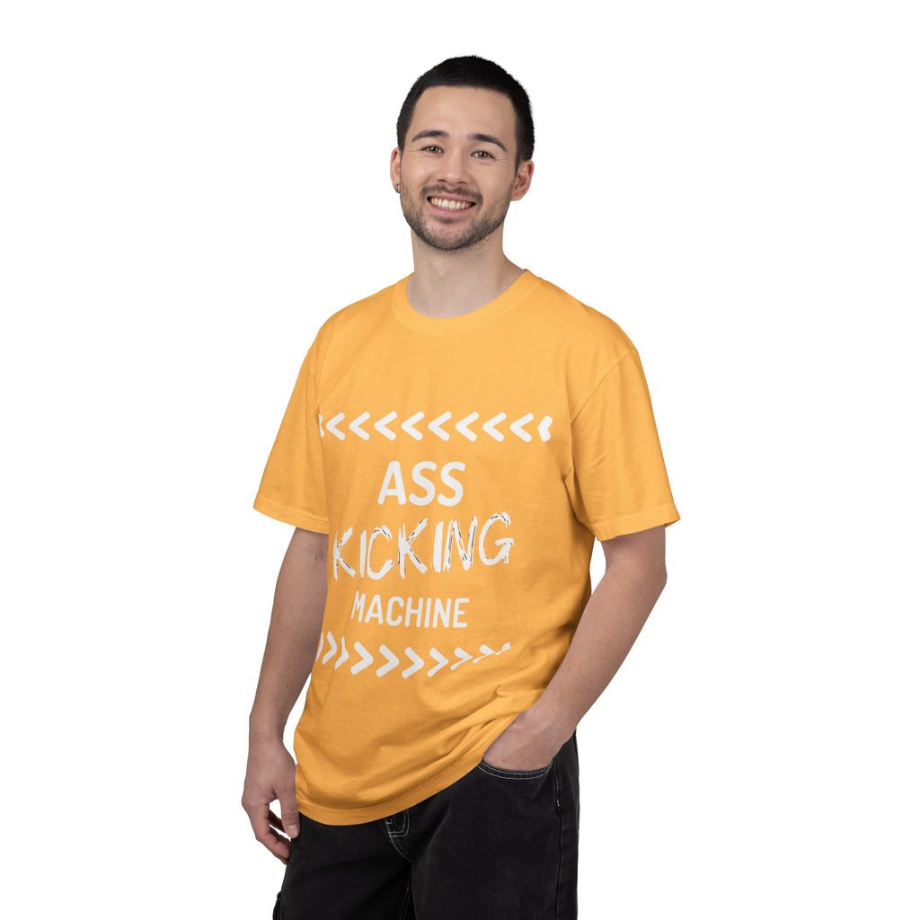 Ah kicking machine - Unisex Garment-Dyed T-shirt