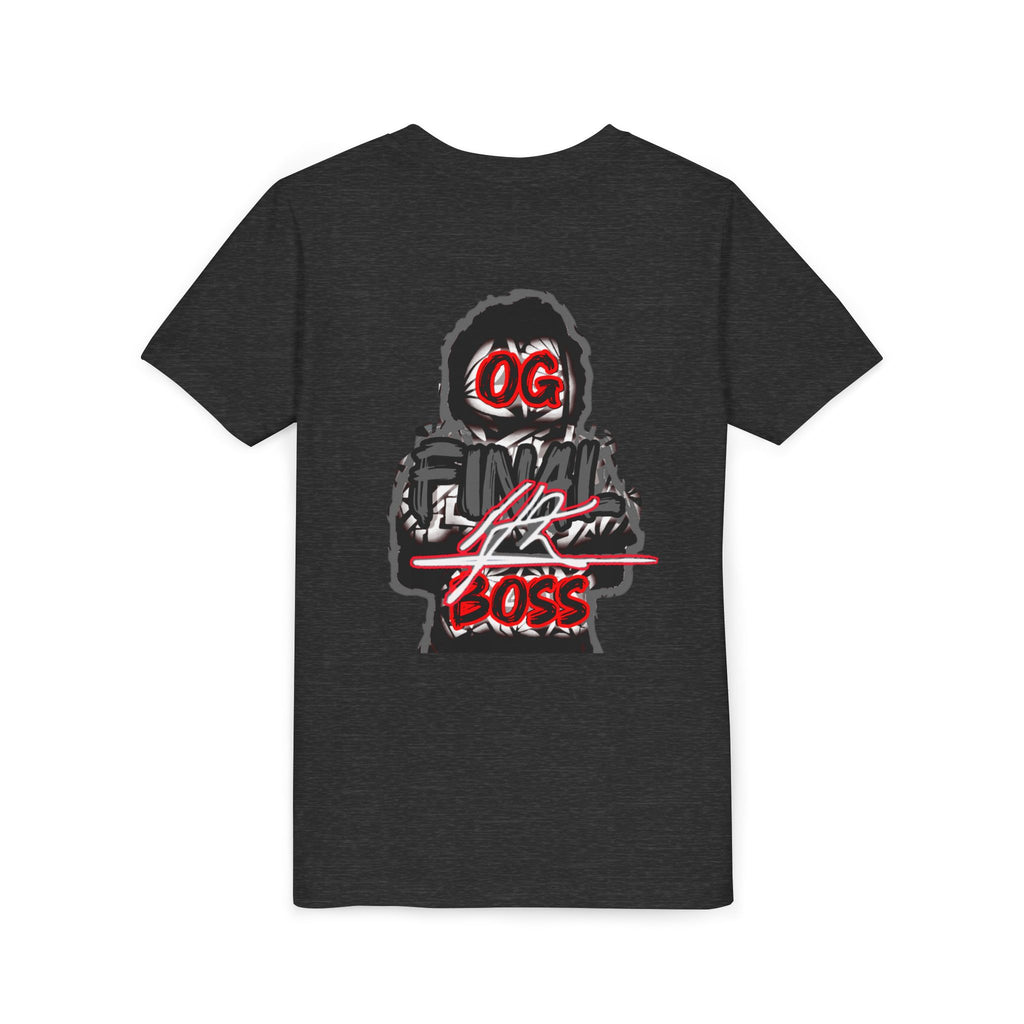 Youth Tee — "OG Final Boss" - Platinum - Graphic Shirt