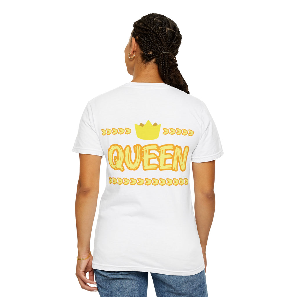 Queen Graphic T-Shirt — Yellow Crown Casual Tee