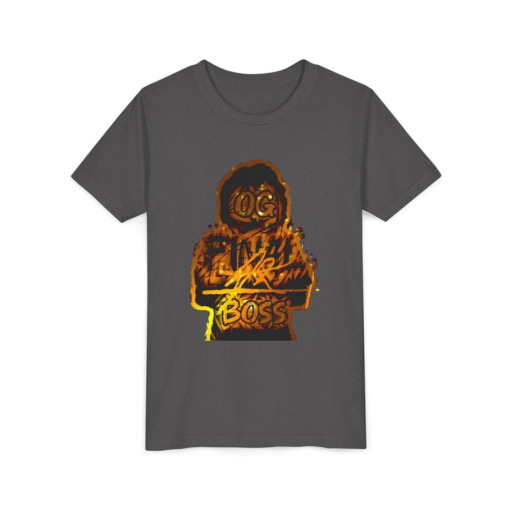 Youth Tee — "OG Final Boss" - Golden - Graphic Shirt
