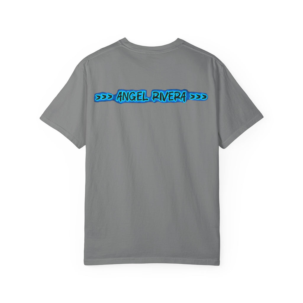 Unspoken Rizz Graphic T‑Shirt — 'Unspoken' Heart Front & 'Angel Rivera' Back