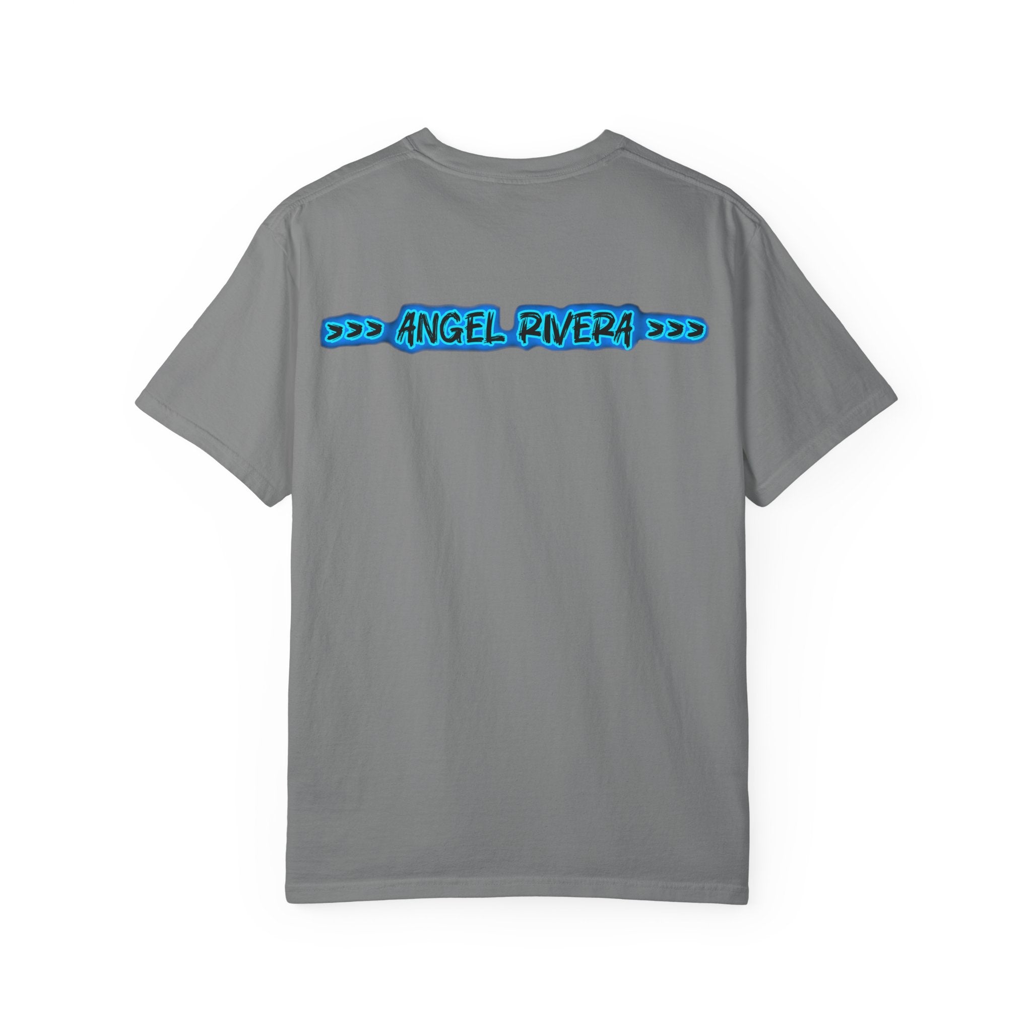 Unspoken Rizz Graphic T‑Shirt — 'Unspoken' Heart Front & 'Angel Rivera' Back