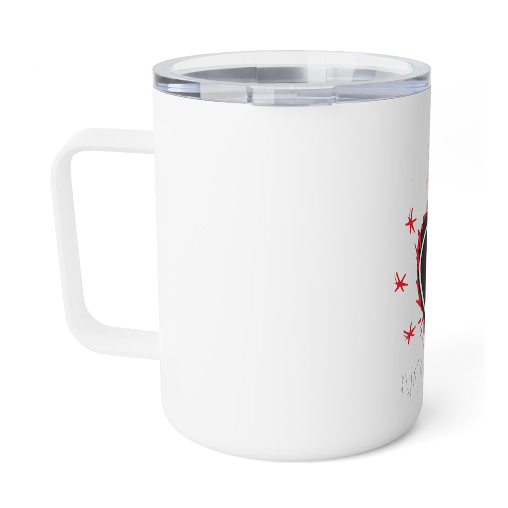 Broken Heart Graphic Insulated Coffee Mug, 10oz