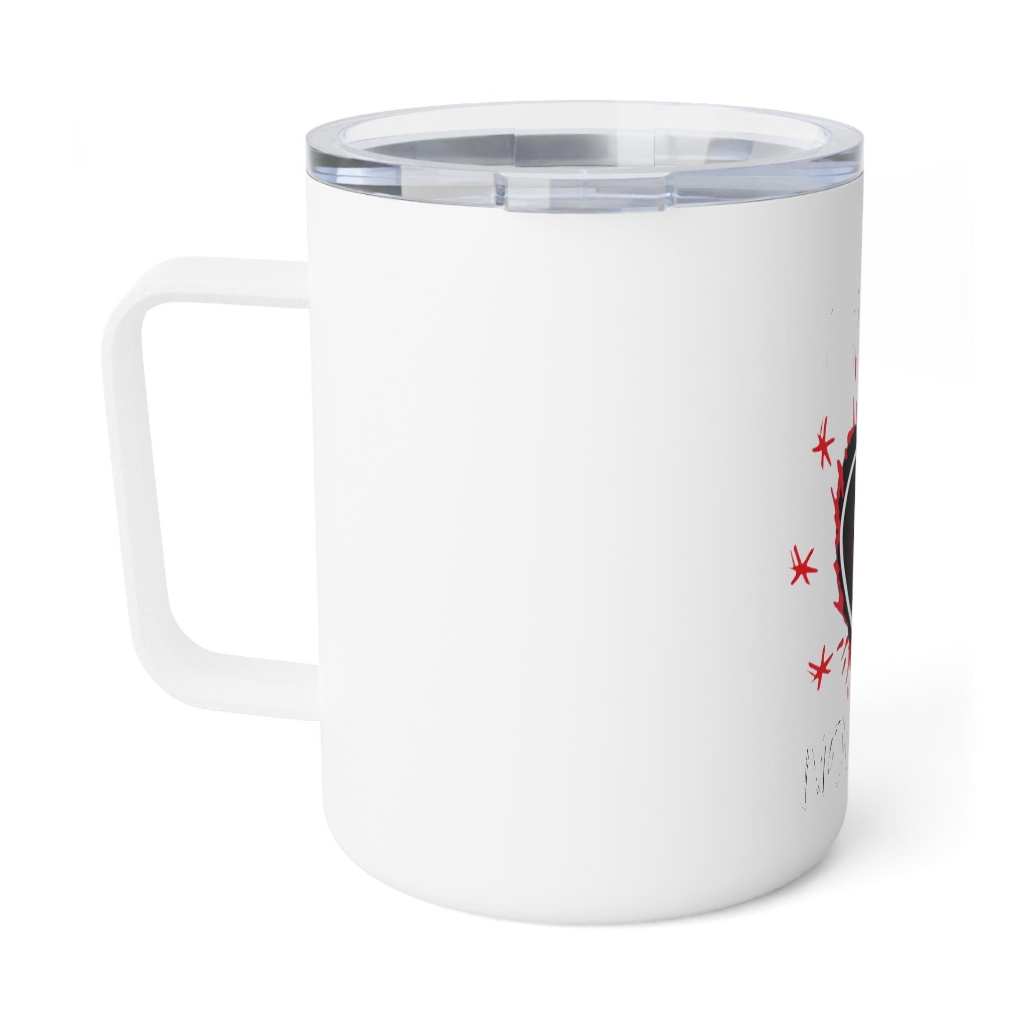 Broken Heart Graphic Insulated Coffee Mug, 10oz