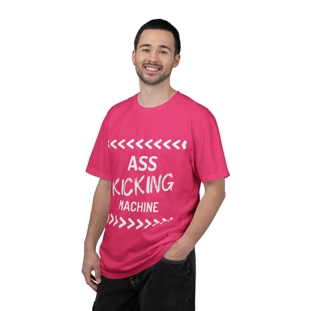 Ah kicking machine - Unisex Garment-Dyed T-shirt