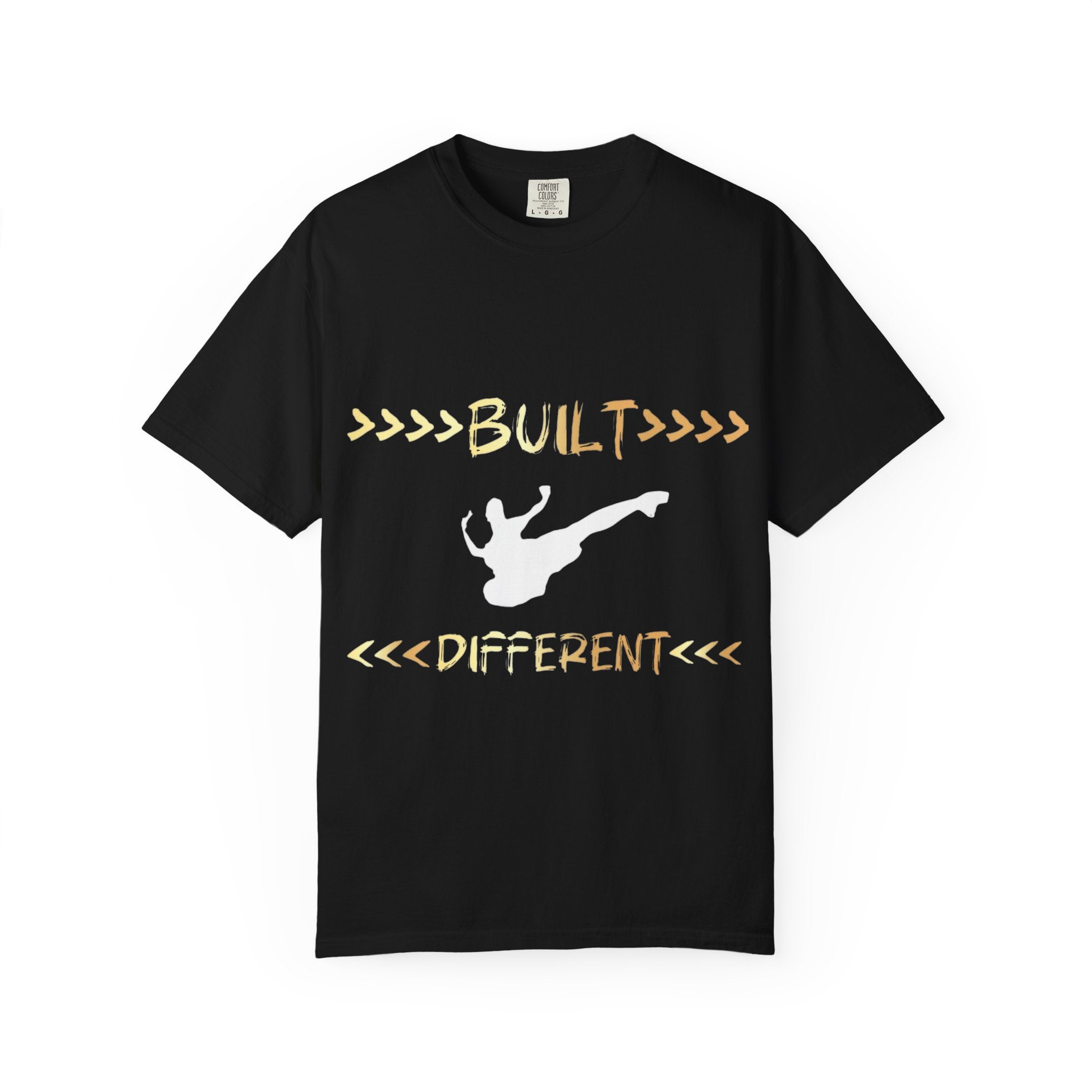 Built Different Martial Arts T-Shirt — Karate Kick Graphic Tee