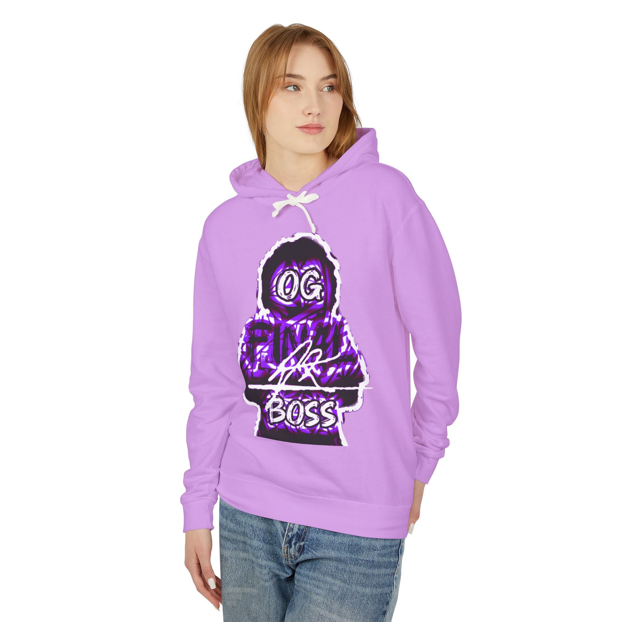 OG Final Boss Hoodie — Neon Purple Streetwear Pullover