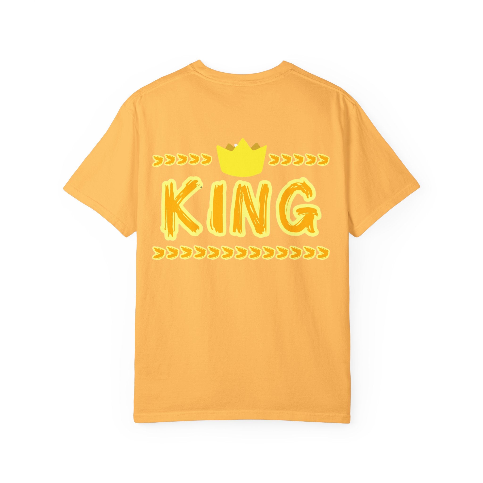 King graphic Yellow - Unisex Garment-Dyed T-shirt