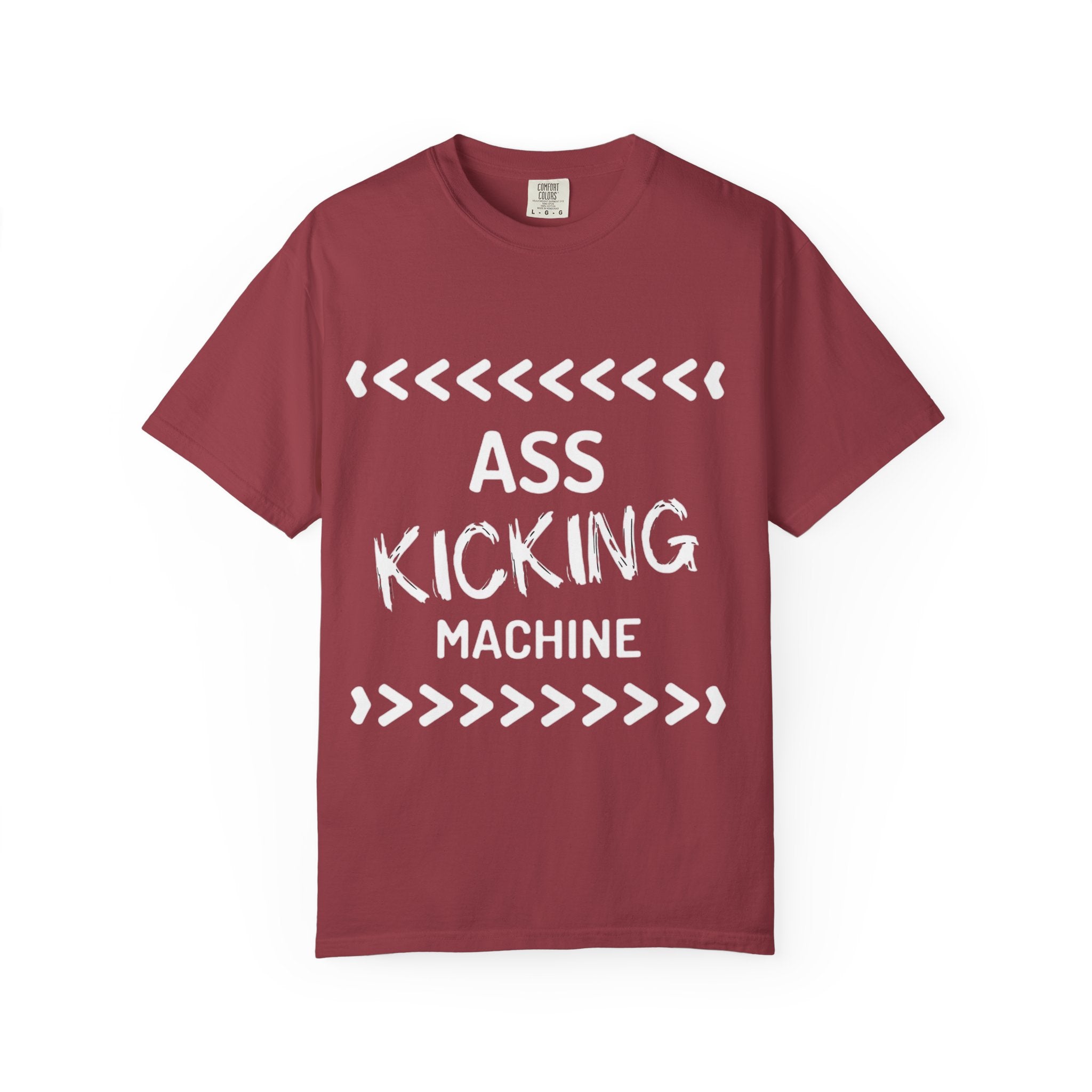 Ah kicking machine - Unisex Garment-Dyed T-shirt