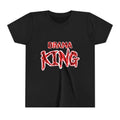 Drama King Youth Tee — Bold Red Graphic Kids T‑Shirt