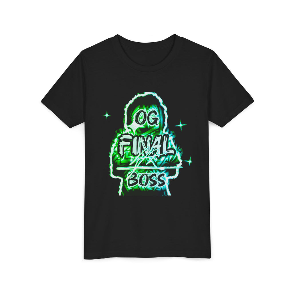 Youth Tee — "OG Final Boss" - Emerald - Graphic Shirt