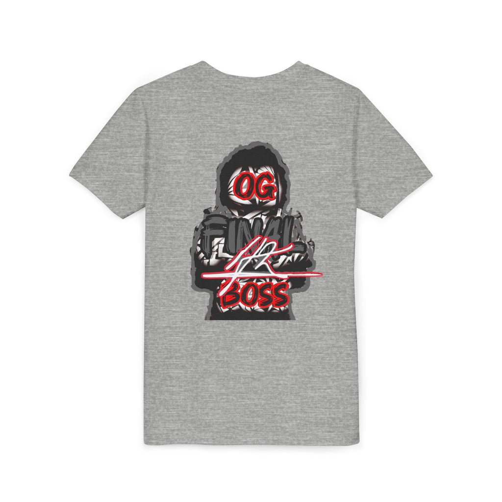 Youth Tee — "OG Final Boss" - Platinum - Graphic Shirt