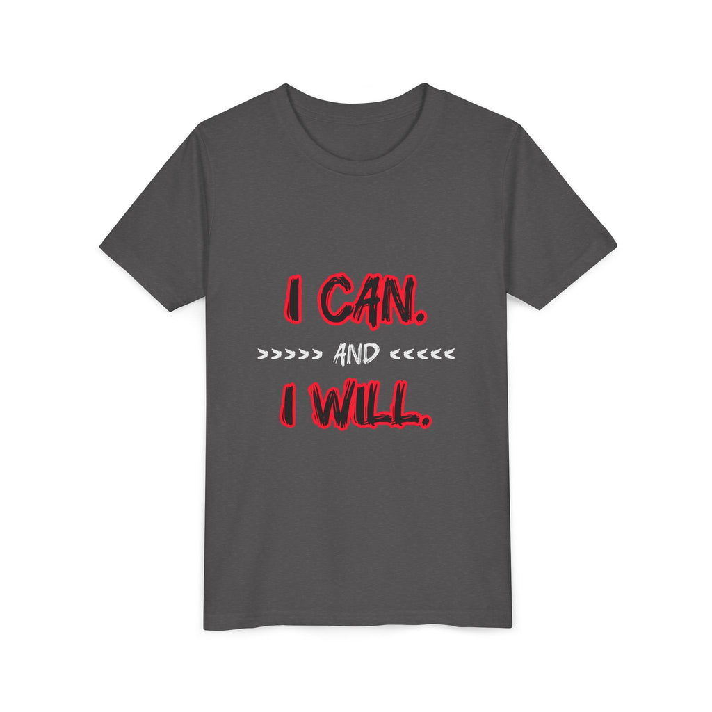 I can I will Youth Short Sleeve Tee