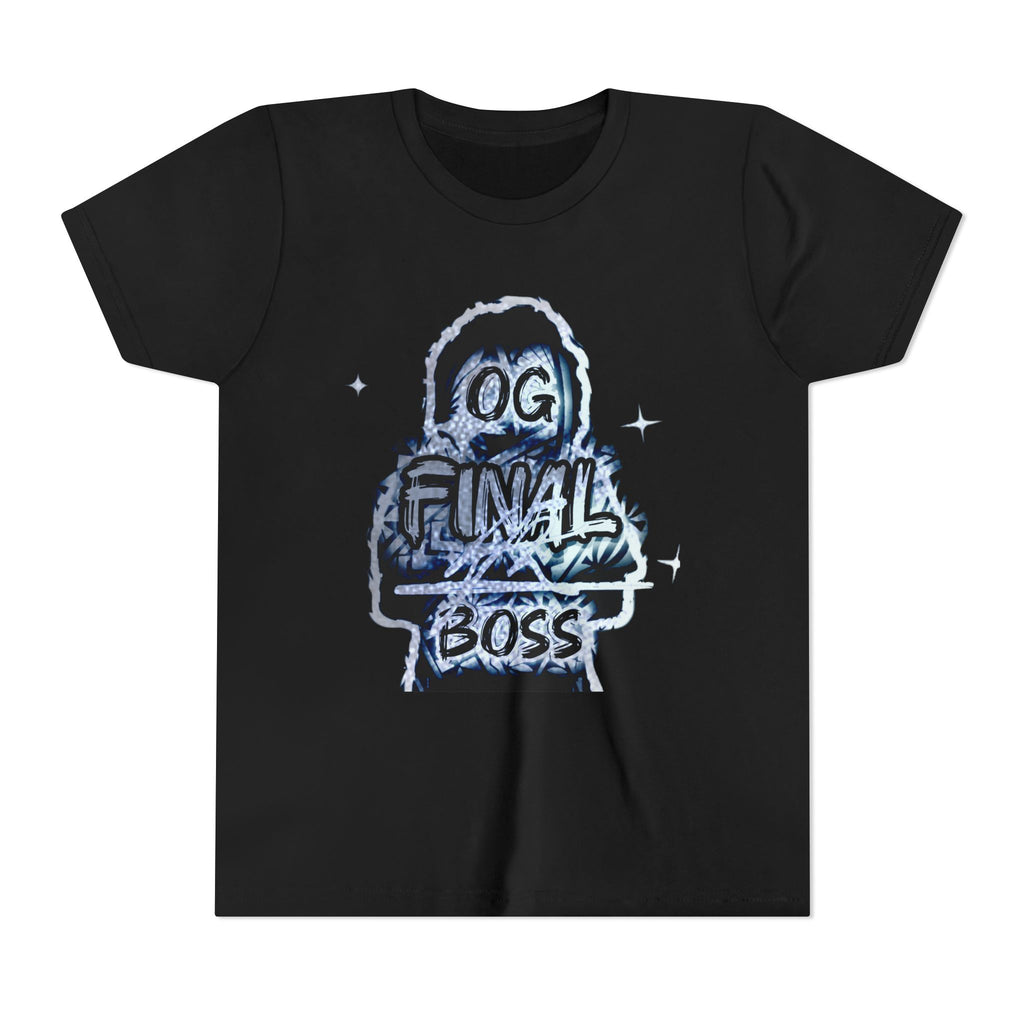 Youth Tee — "OG Final Boss" - Silver - Graphic Kids T‑Shirt