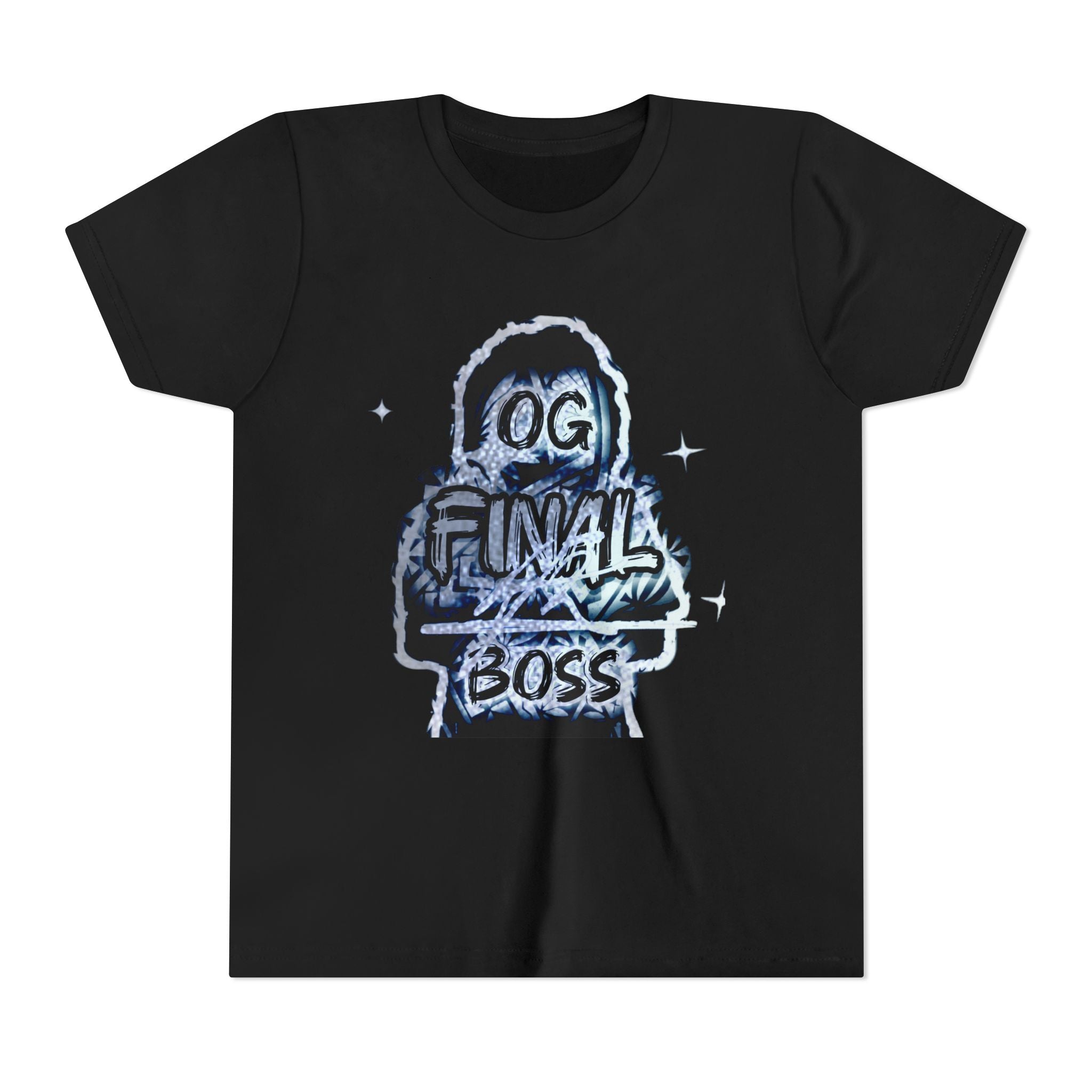 Youth Tee — "OG Final Boss" - Silver - Graphic Kids T‑Shirt