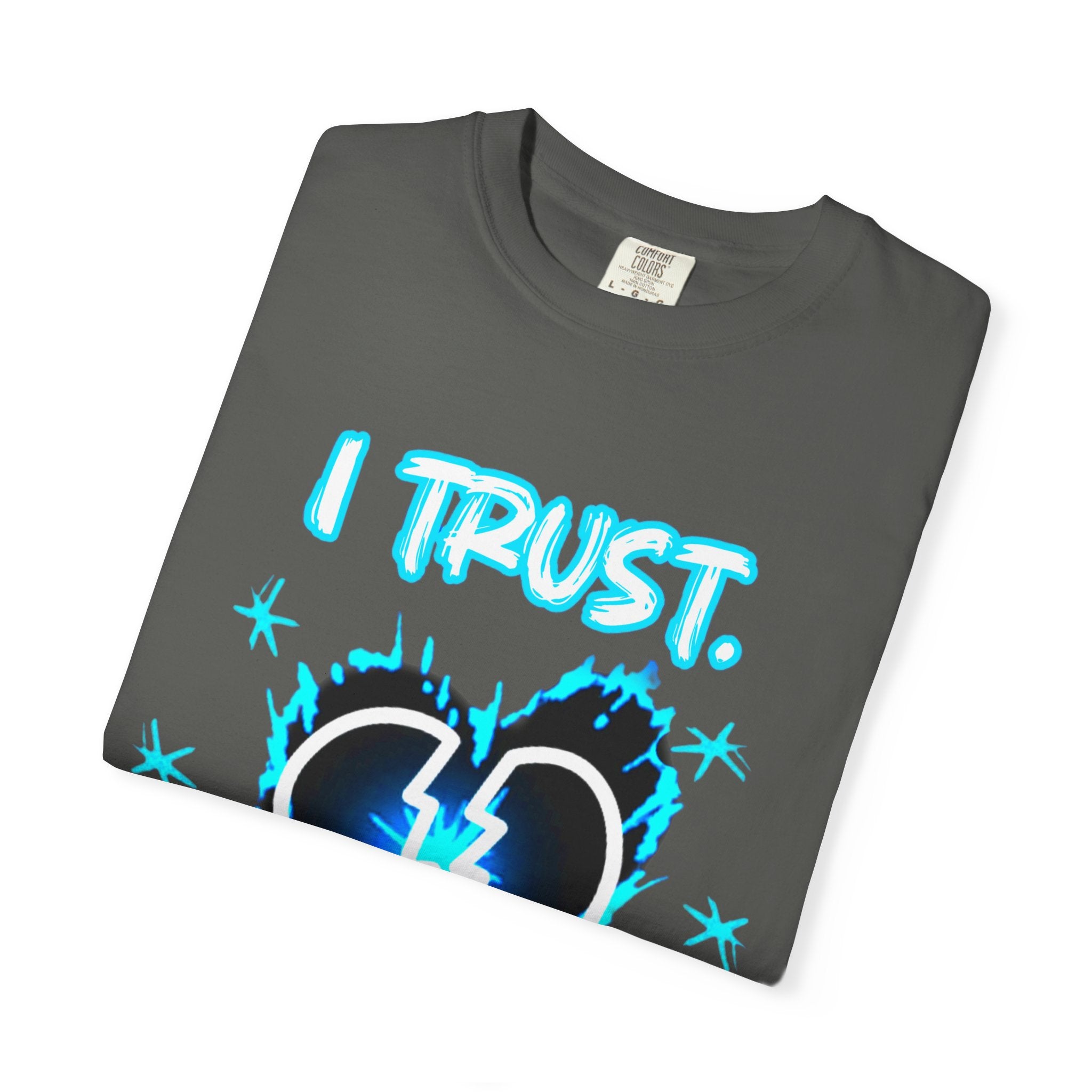 I Trust Nobody T-Shirt — Broken Heart Lightning Graphic Tee