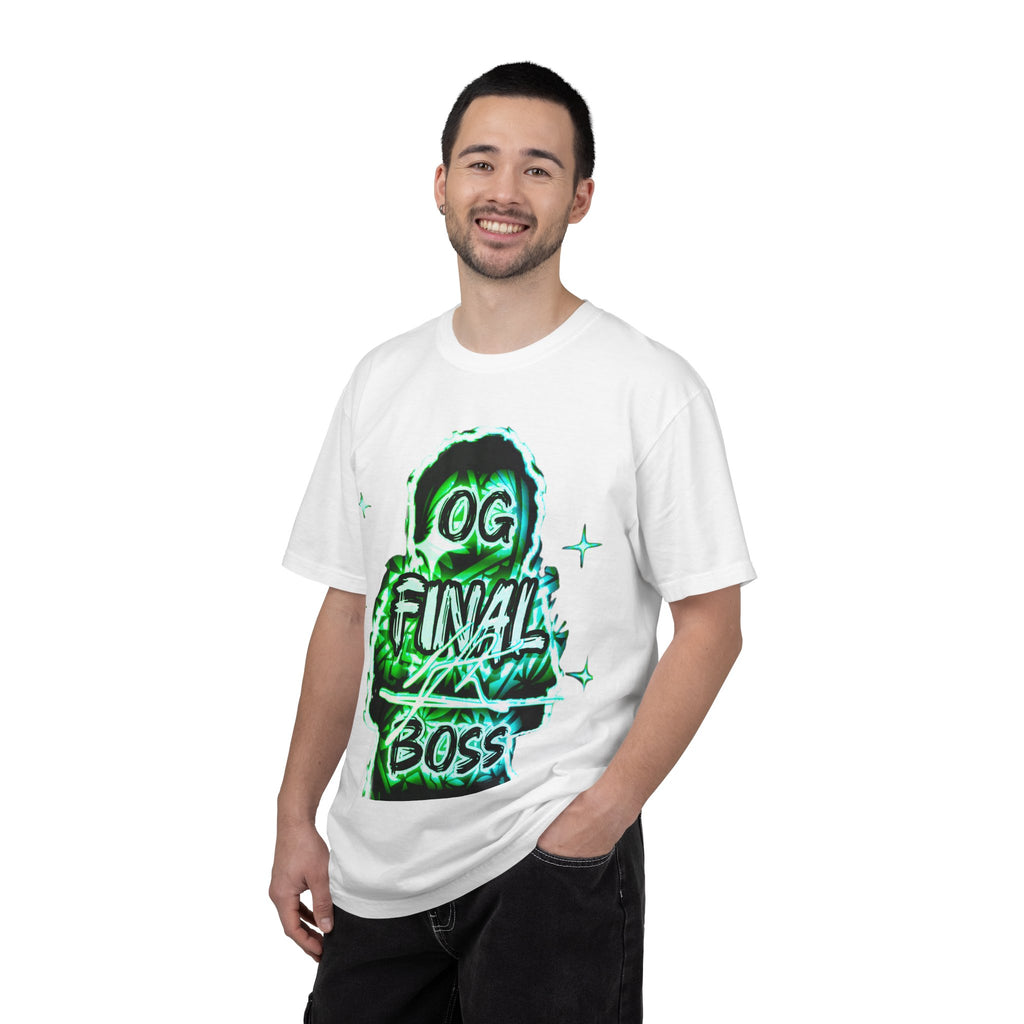 OG Final Boss T-shirt — Emerald Graphic designer