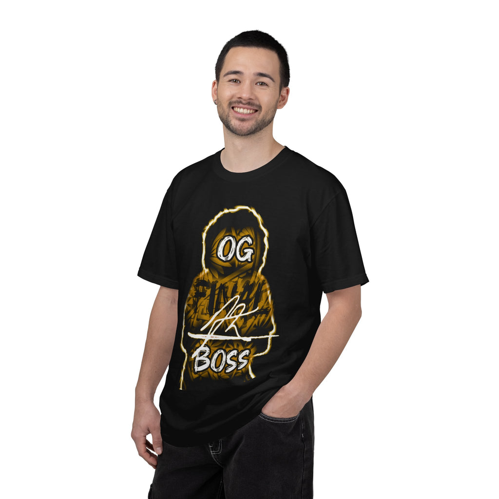 OG Final Boss Graphic T‑Shirt — Yellow - Streetwear Tee for Urban Style & Confidence