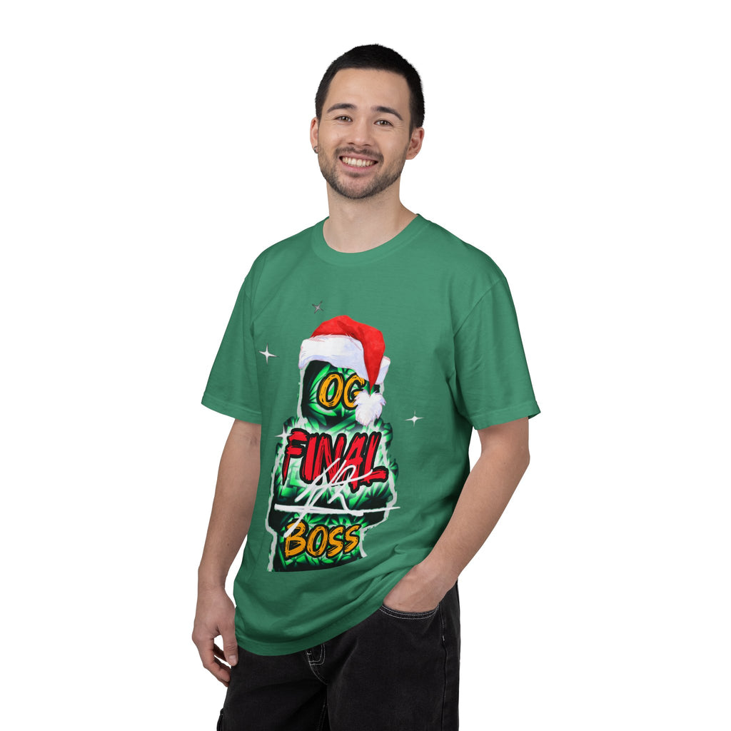 OG final Boss - XMAS Edition - Unisex Garment-Dyed T-shirt