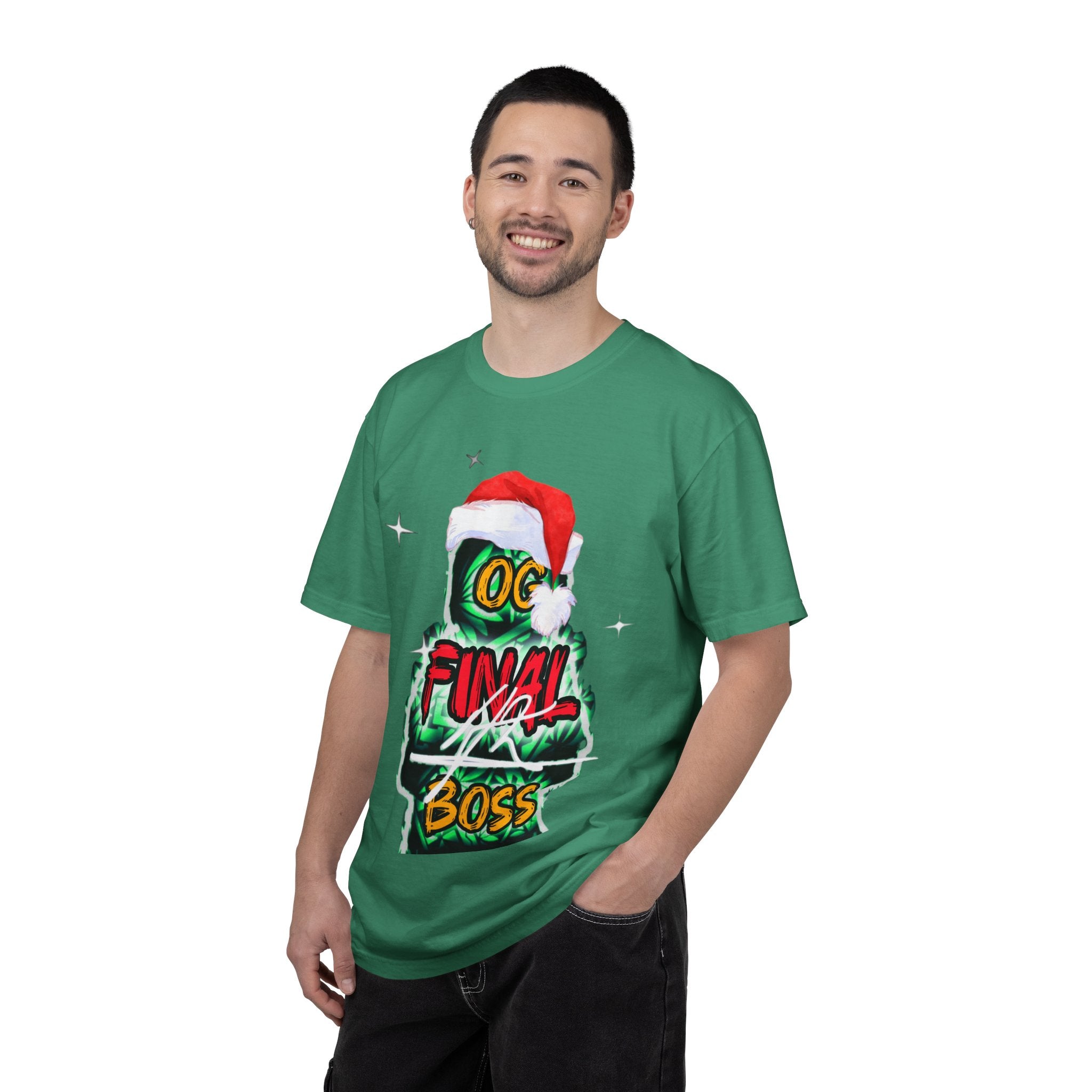 OG final Boss - XMAS Edition - Unisex Garment-Dyed T-shirt