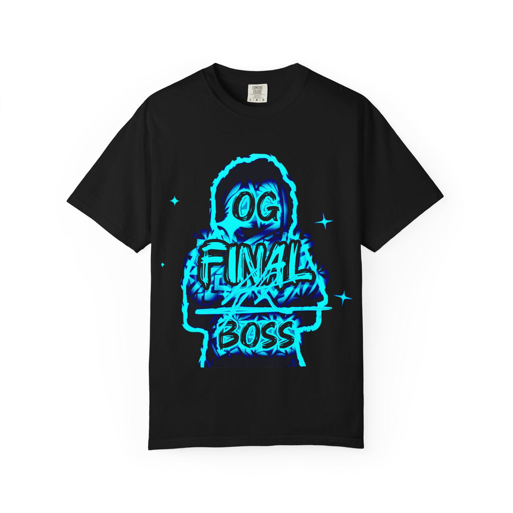 OG Final Boss T‑Shirt — Retro Neon / Diamomd Graphic Tee