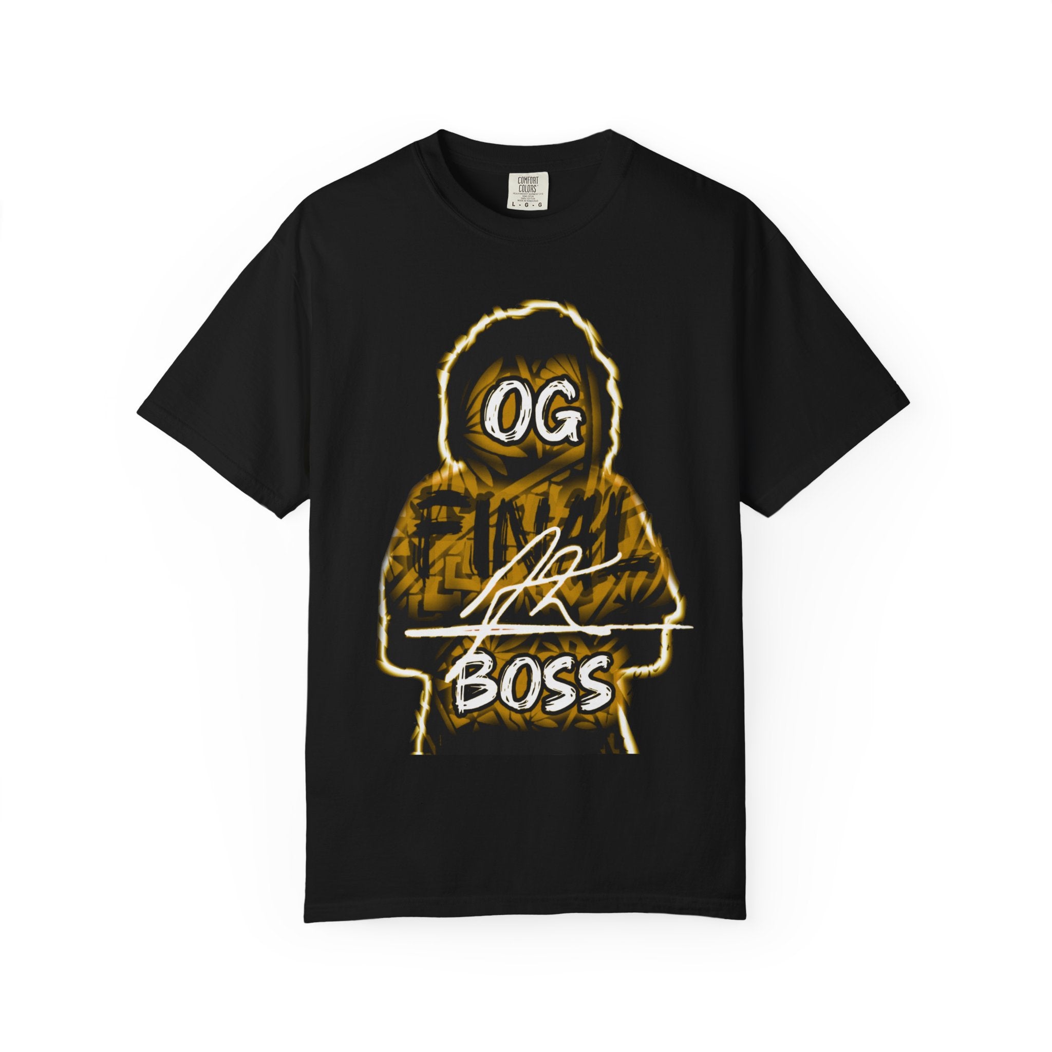OG Final Boss Graphic T‑Shirt — Yellow - Streetwear Tee for Urban Style & Confidence
