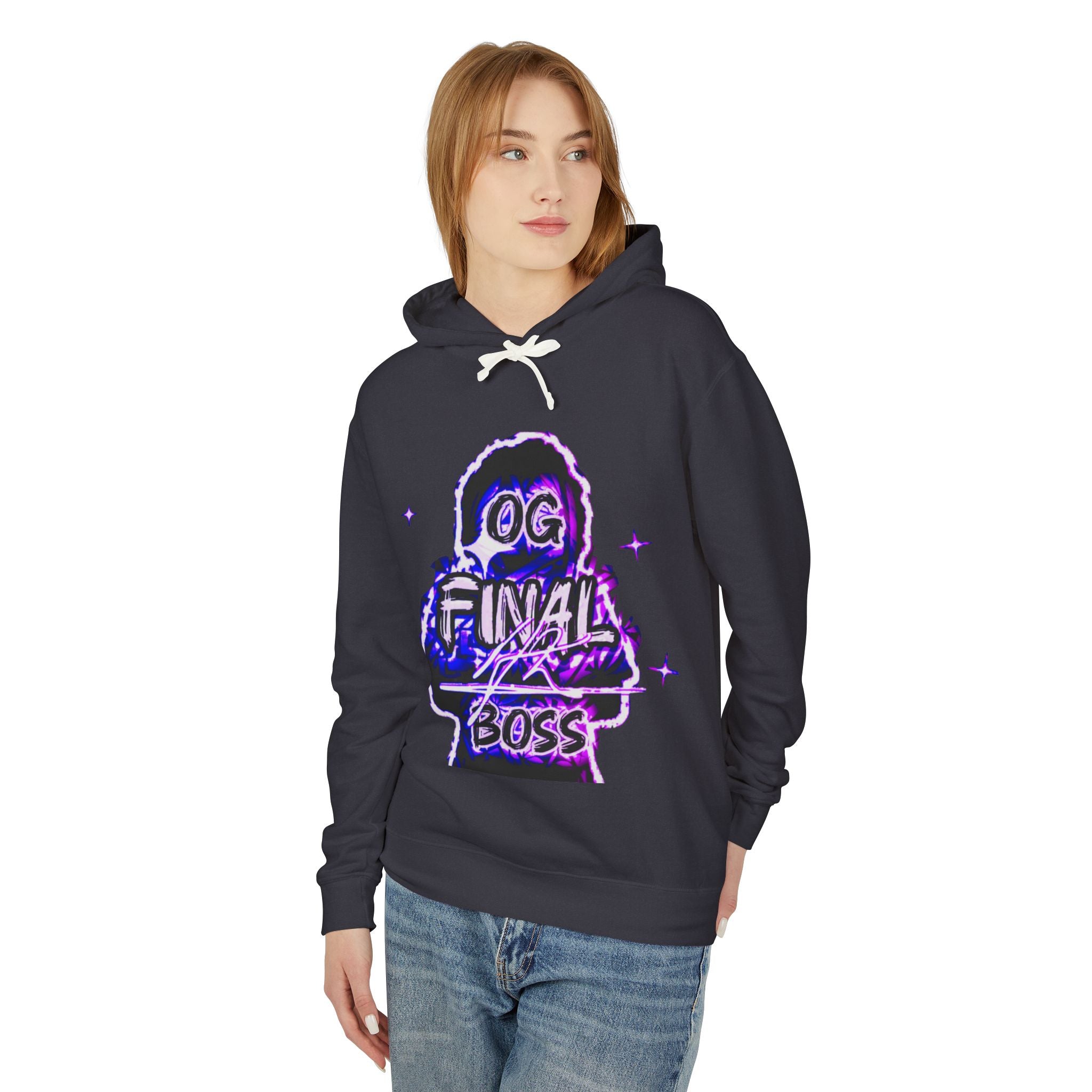 OG Final Boss Hoodie — Amethyst graphic Pullover