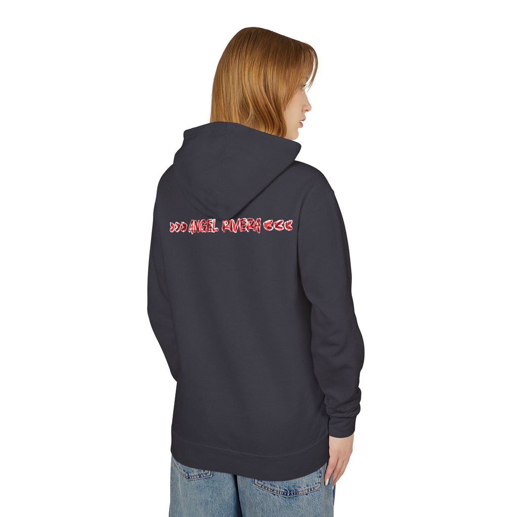 Drama King Hoodie — Graphic Red Brushstroke Pullover