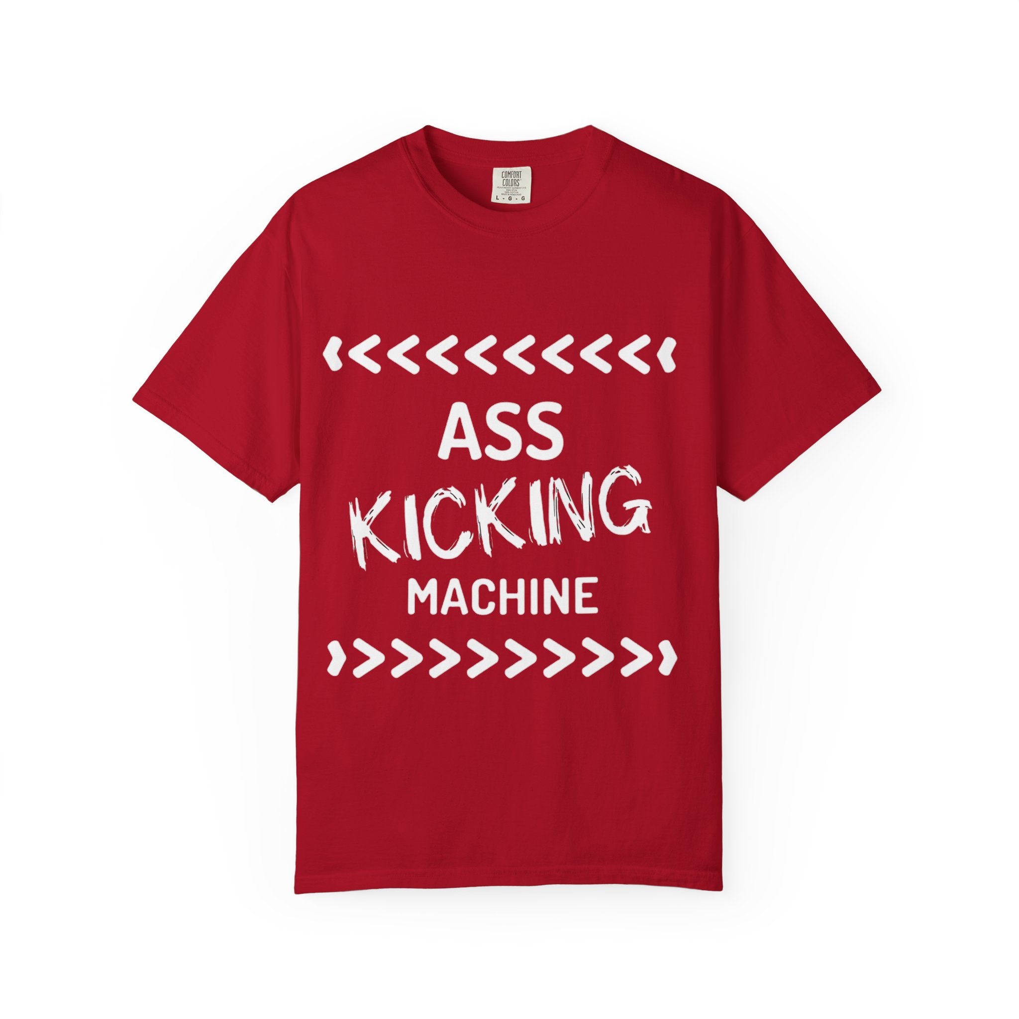 Ah kicking machine - Unisex Garment-Dyed T-shirt
