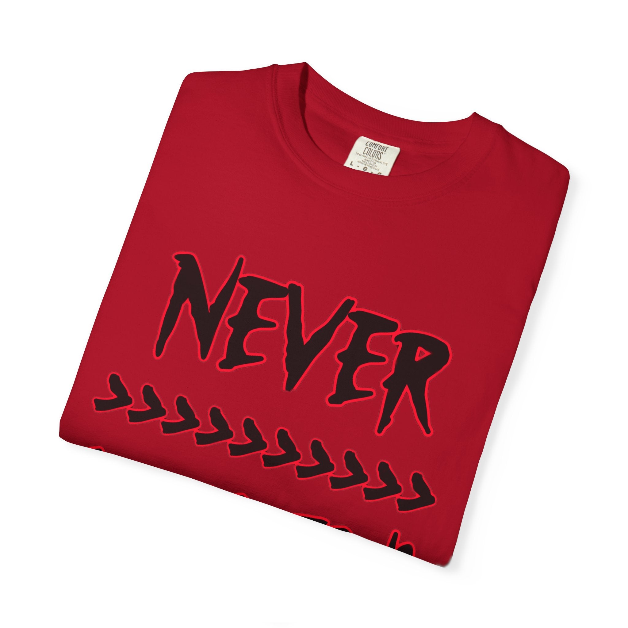 NEVER LACKIN' Graphic Scripture T-shirt/Streetwear