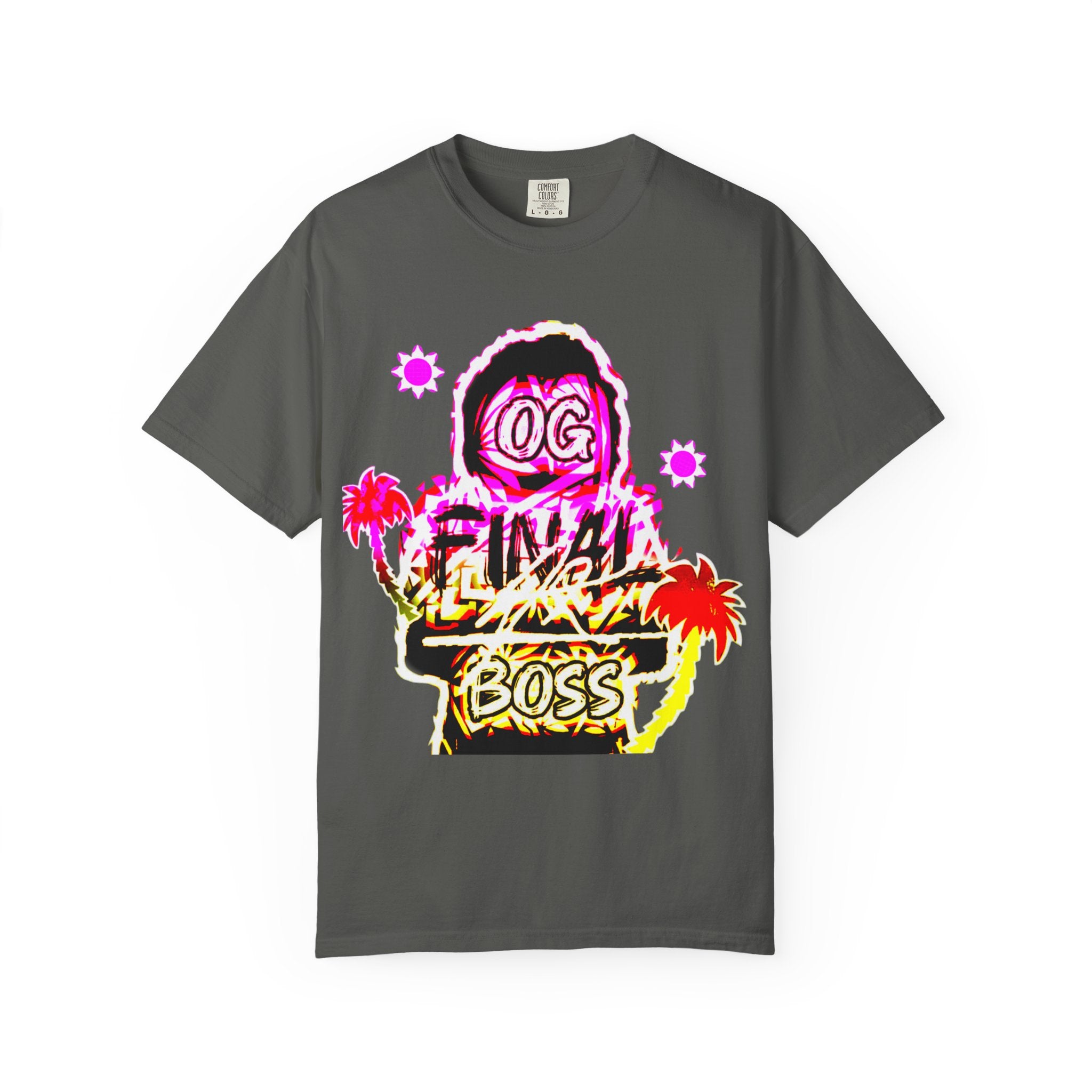 OG Final Boss Graphic T-Shirt —  Beach Palm Tee/Summer Edition T-shirt