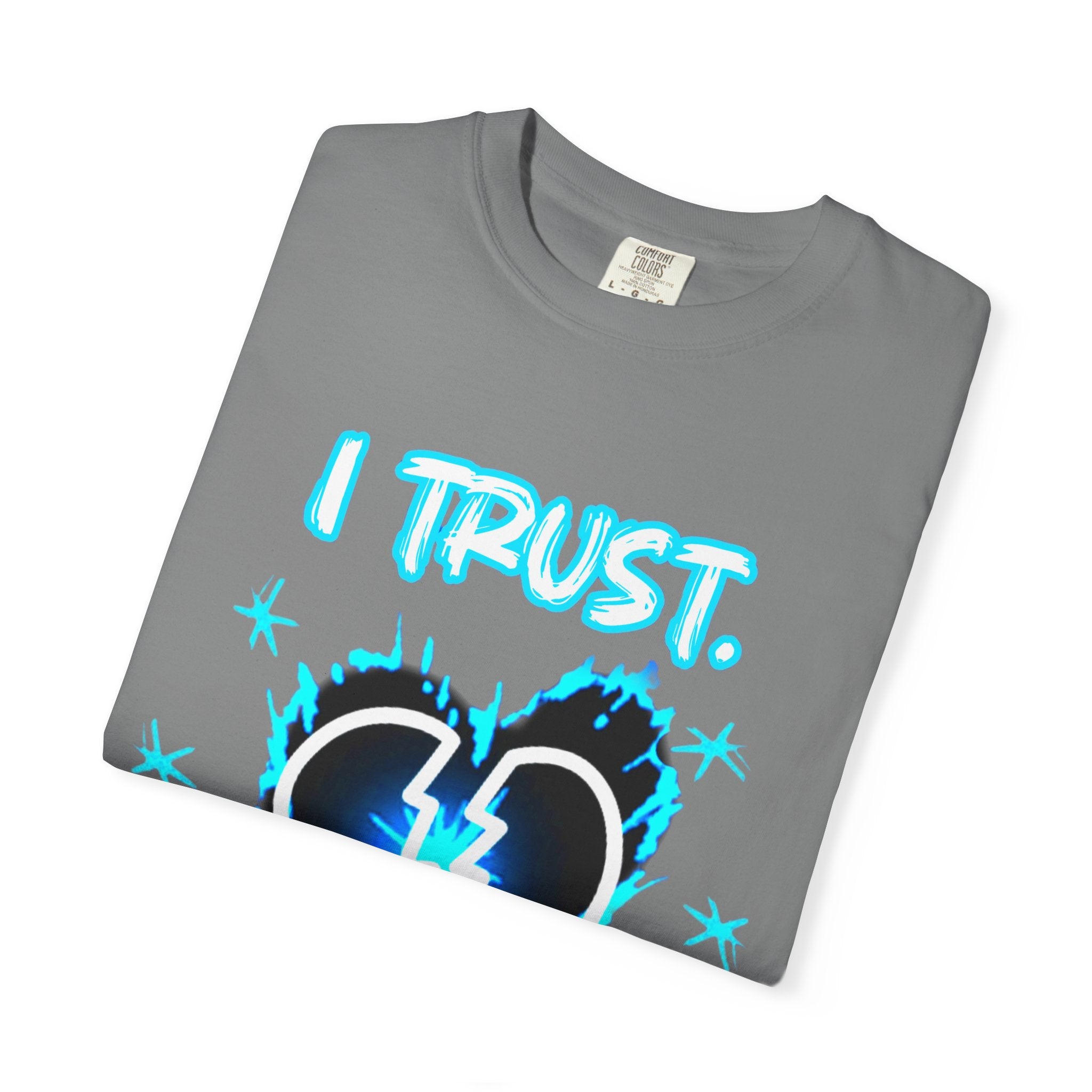 I Trust Nobody T-Shirt — Broken Heart Lightning Graphic Tee