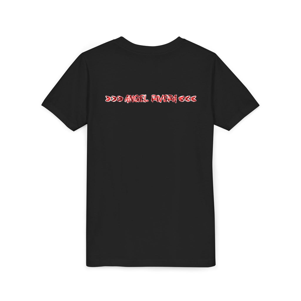 Drama King Youth Tee — Bold Red Graphic Kids T‑Shirt