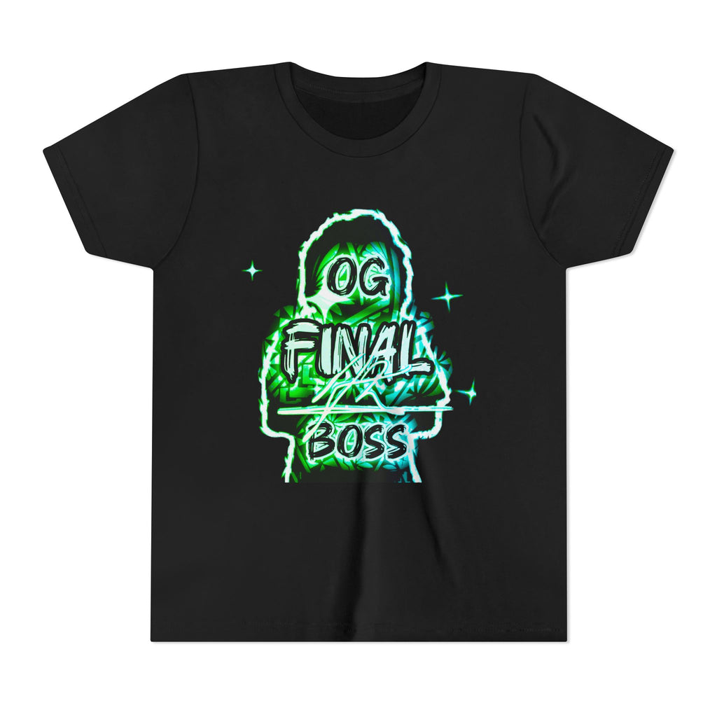 Youth Tee — "OG Final Boss" - Emerald - Graphic Shirt