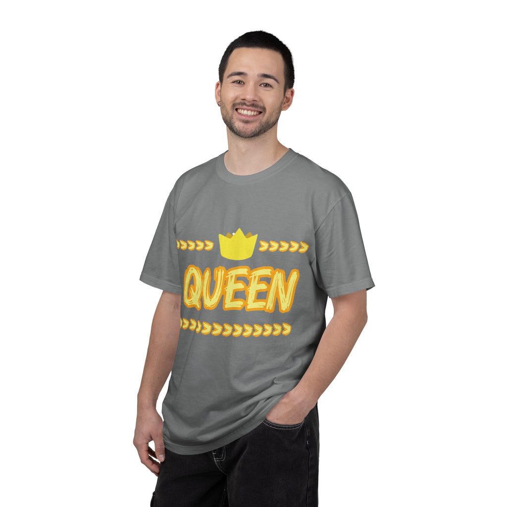 Queen Graphic T-Shirt — Yellow Crown Casual Tee