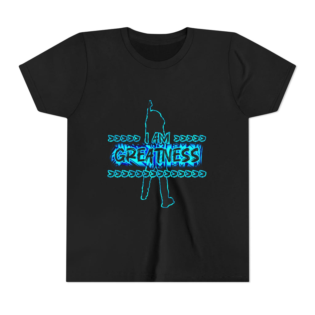 Youth Tee — "I Am Greatness" Motivational Tee - Streetwear - Graphic T-shirt