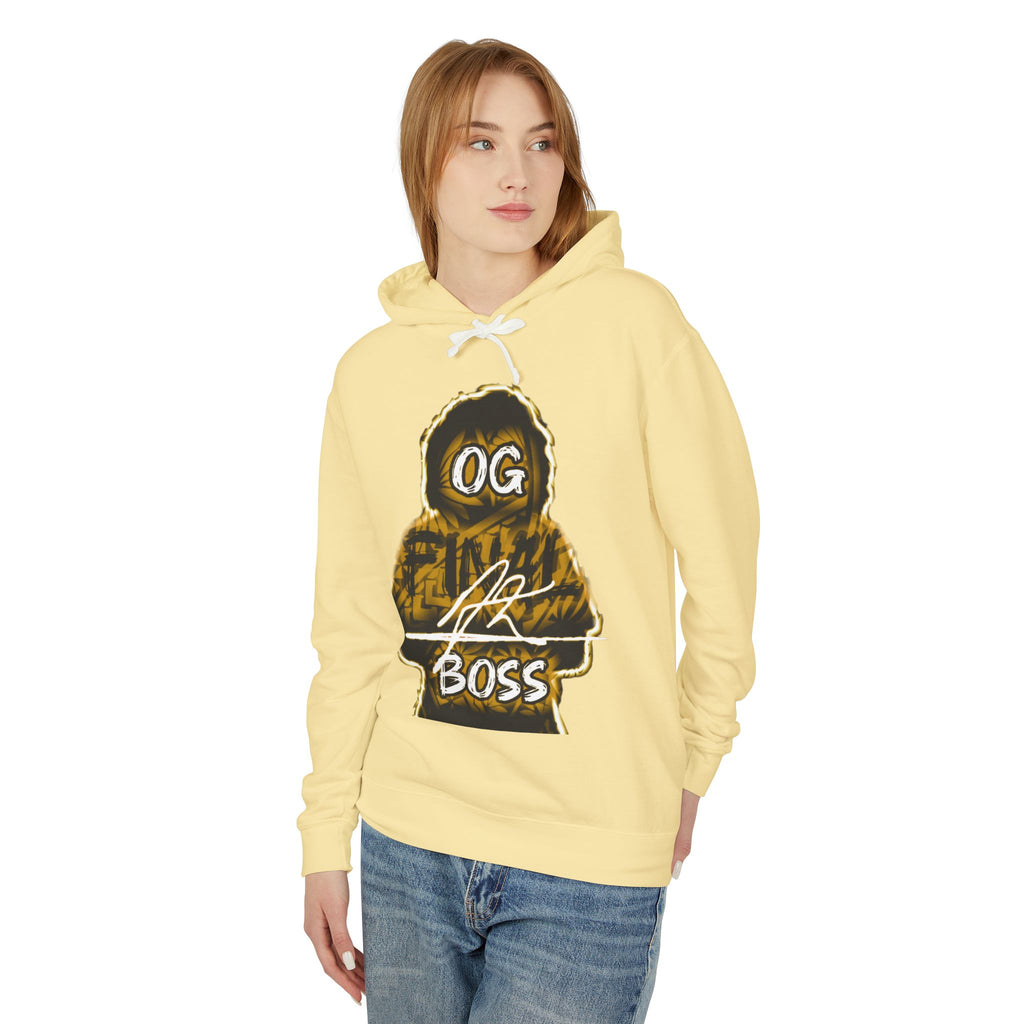 OG final Boss Hoodie — Vintage yellow Streetwear Graphic Hoodie