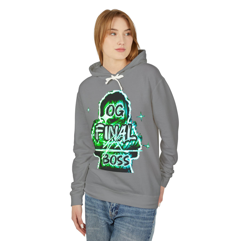 OG Final Boss Hoodie — Emerald Graphic Pullover