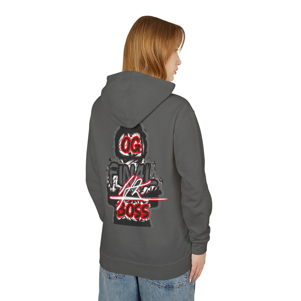 OG Final Boss Hoodie — Platinum graphic Pullover